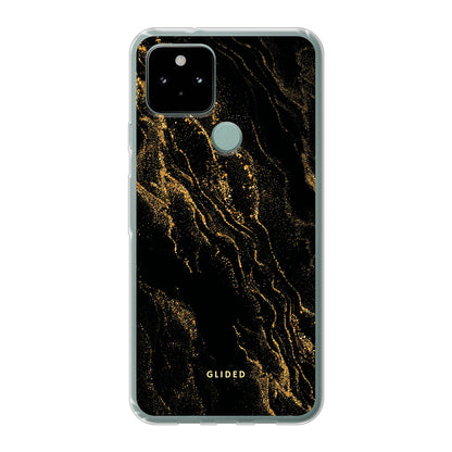 Black Marble - Google Pixel 5 Handyhülle Soft case