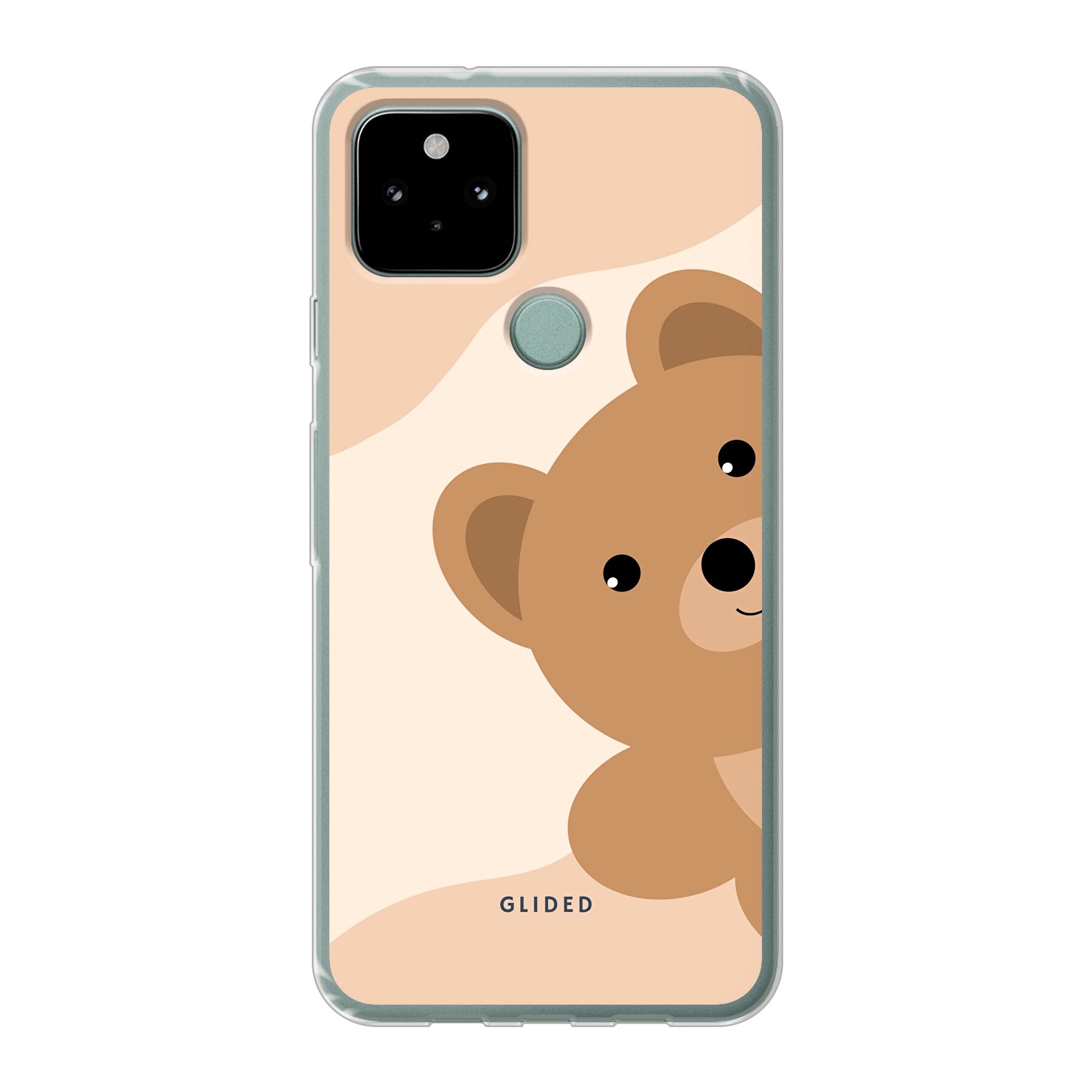 BearLove Left - Google Pixel 5 Handyhülle Soft case