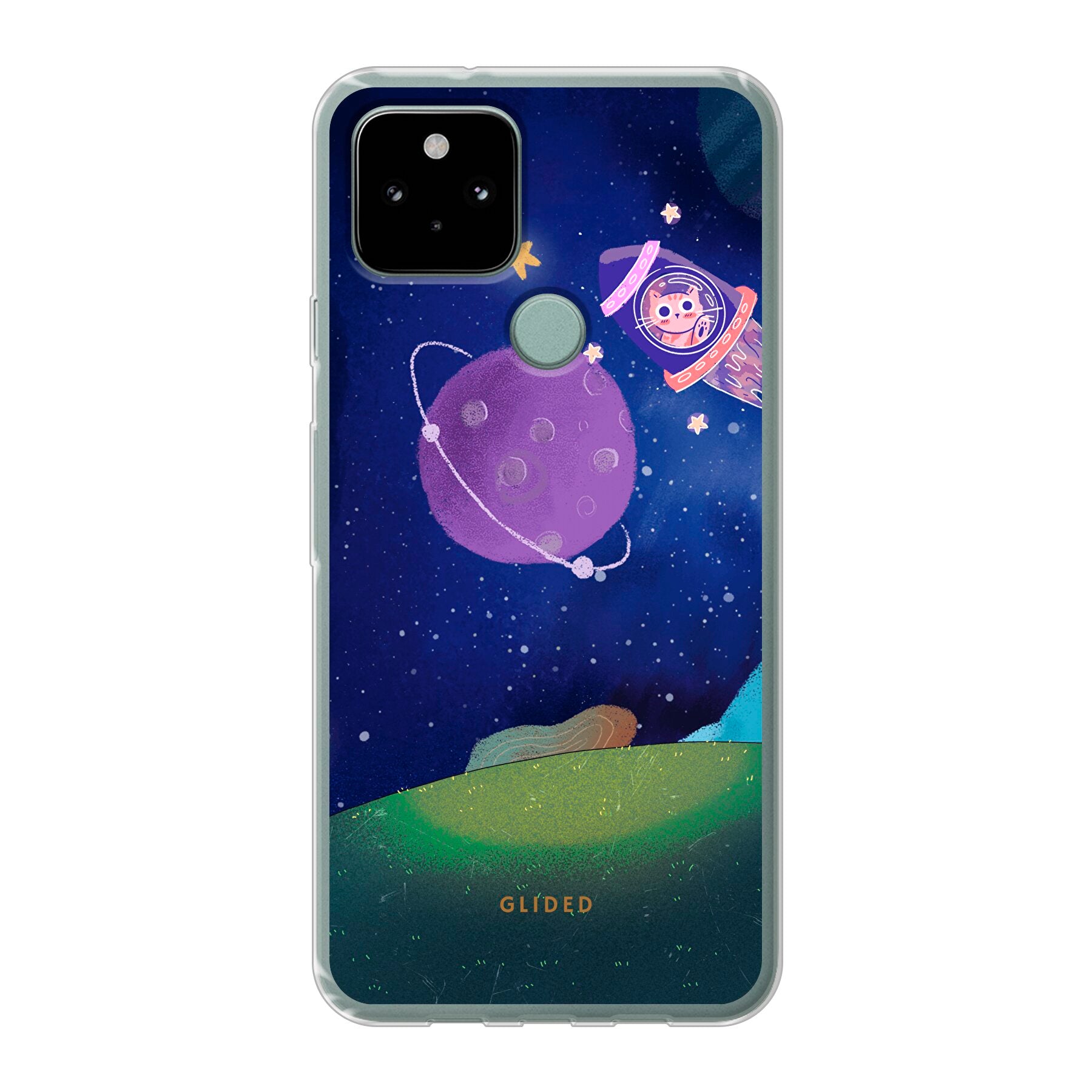 Galaxy Cat - Google Pixel 5 Handyhülle Tough case