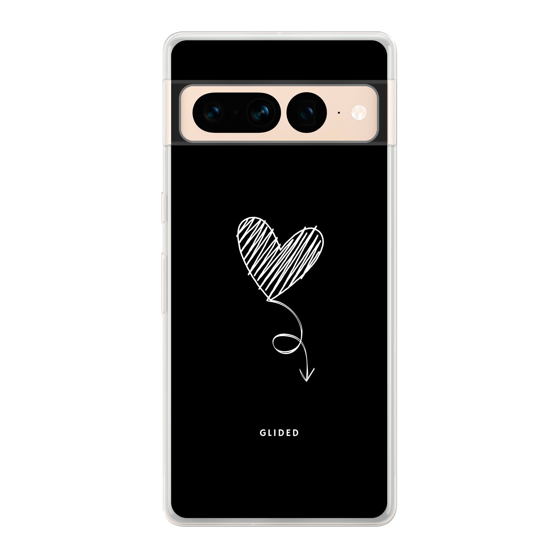 Dark Heart - Google Pixel 7 Pro Handyhülle Tough case