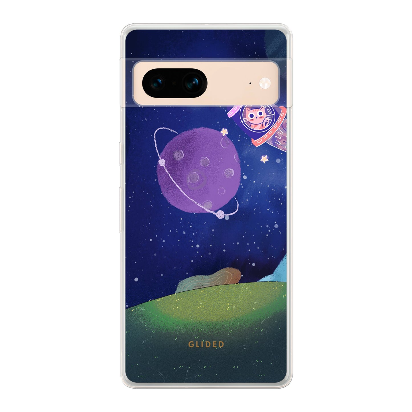 Galaxy Cat - Google Pixel 7 Handyhülle Soft case