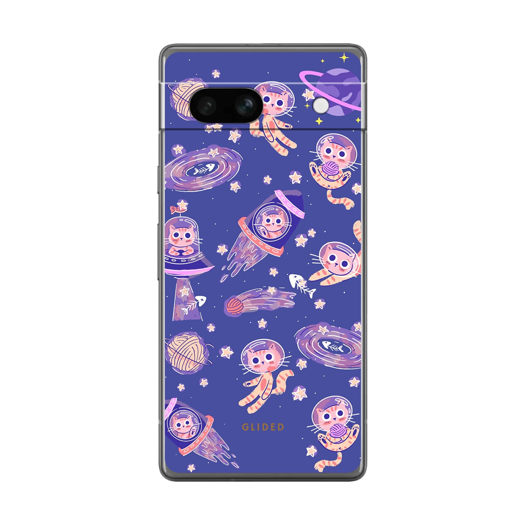 Space Cat - Google Pixel 7a Handyhülle Soft case