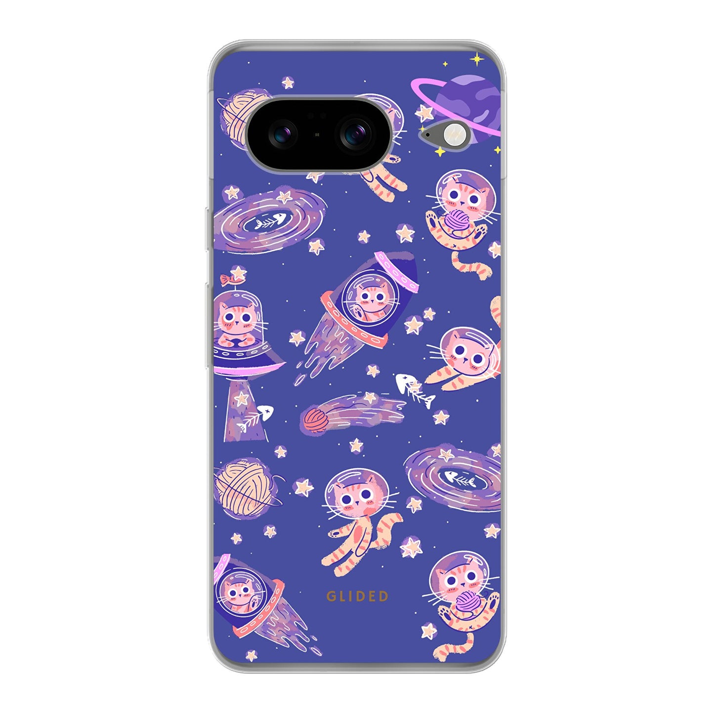 Space Cat - Google Pixel 8 Handyhülle Soft case