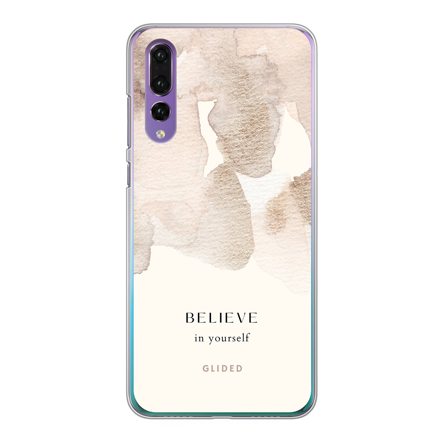 Believe in yourself - Huawei P30 Handyhülle Hard Case