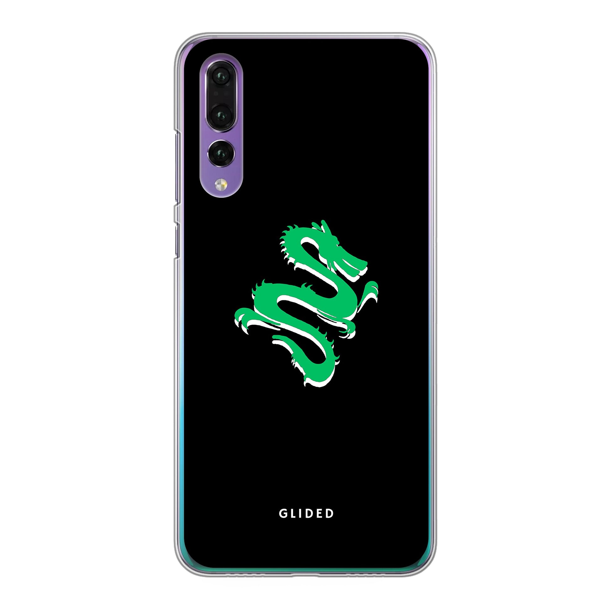 Emerald Dragon - Huawei P30 Handyhülle Hard Case