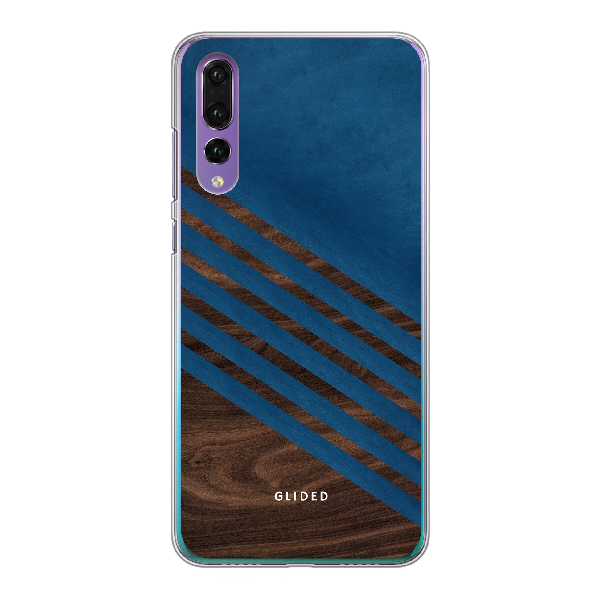 Blue Wood - Huawei P30 Handyhülle Hard Case