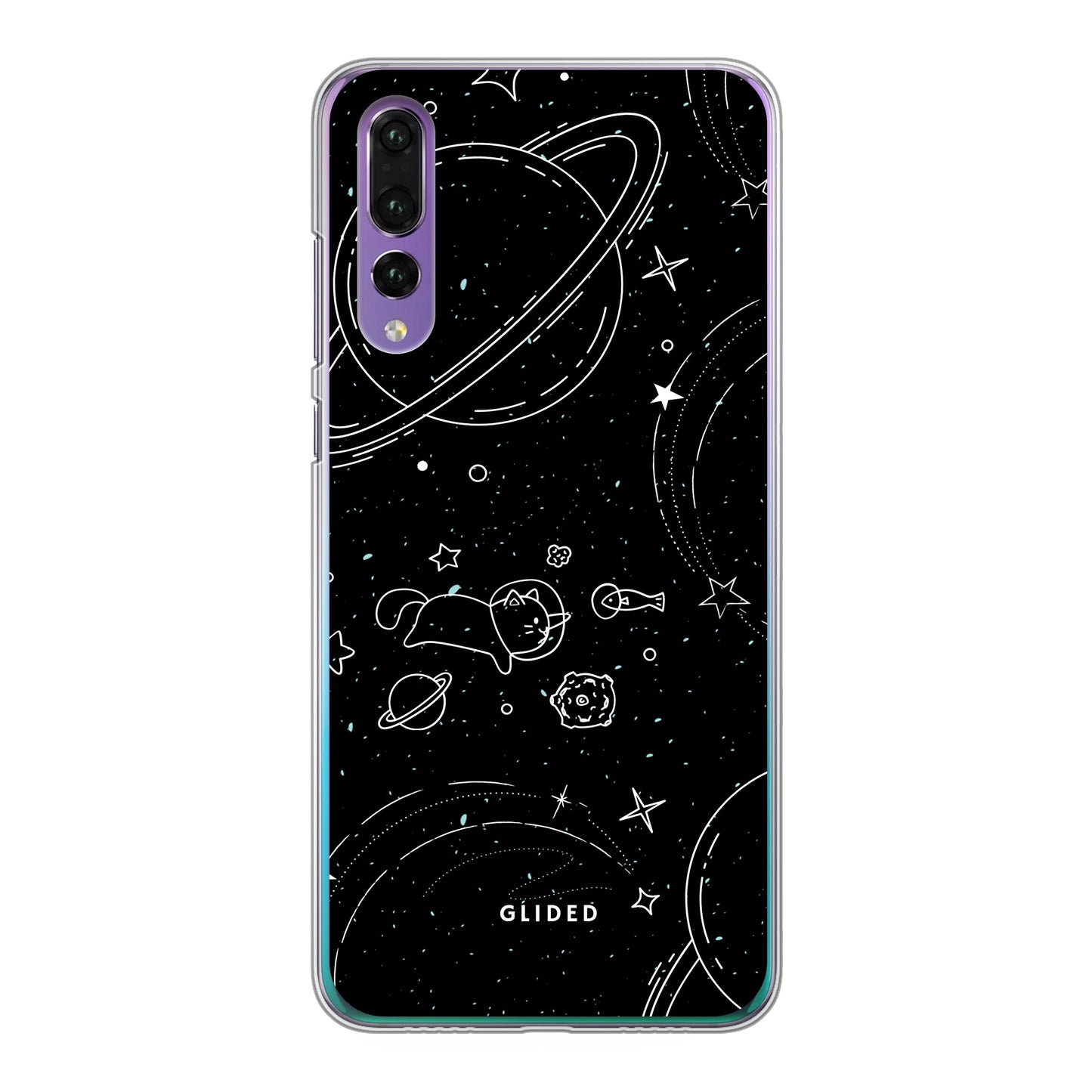 Cosmic Cat - Huawei P30 Handyhülle Hard Case