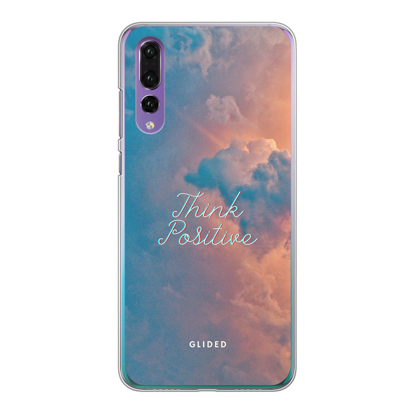 Think positive - Huawei P30 Handyhülle Hard Case