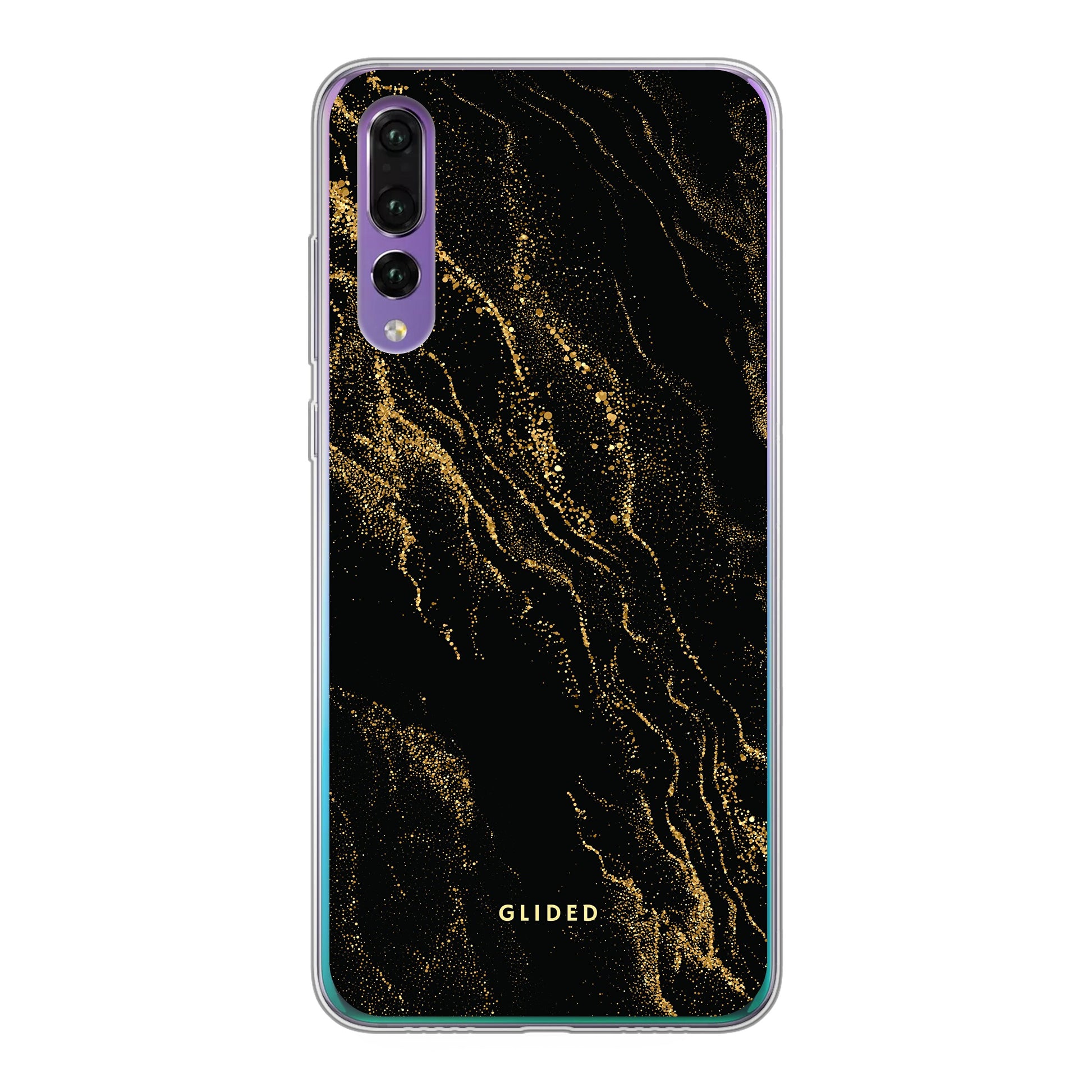 Black Marble - Huawei P30 Handyhülle Soft case