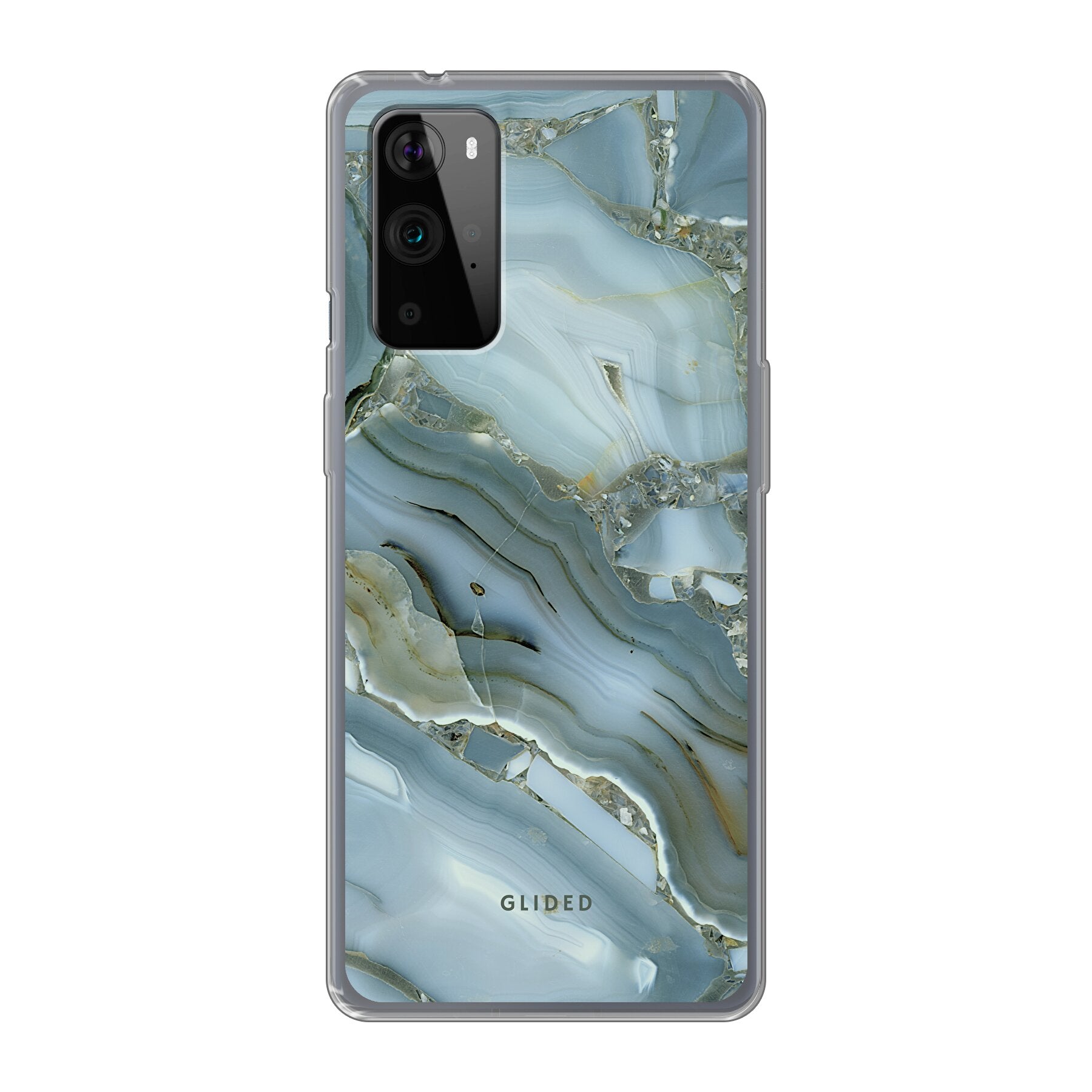 Green Marble - OnePlus 9 Pro Handyhülle Soft case