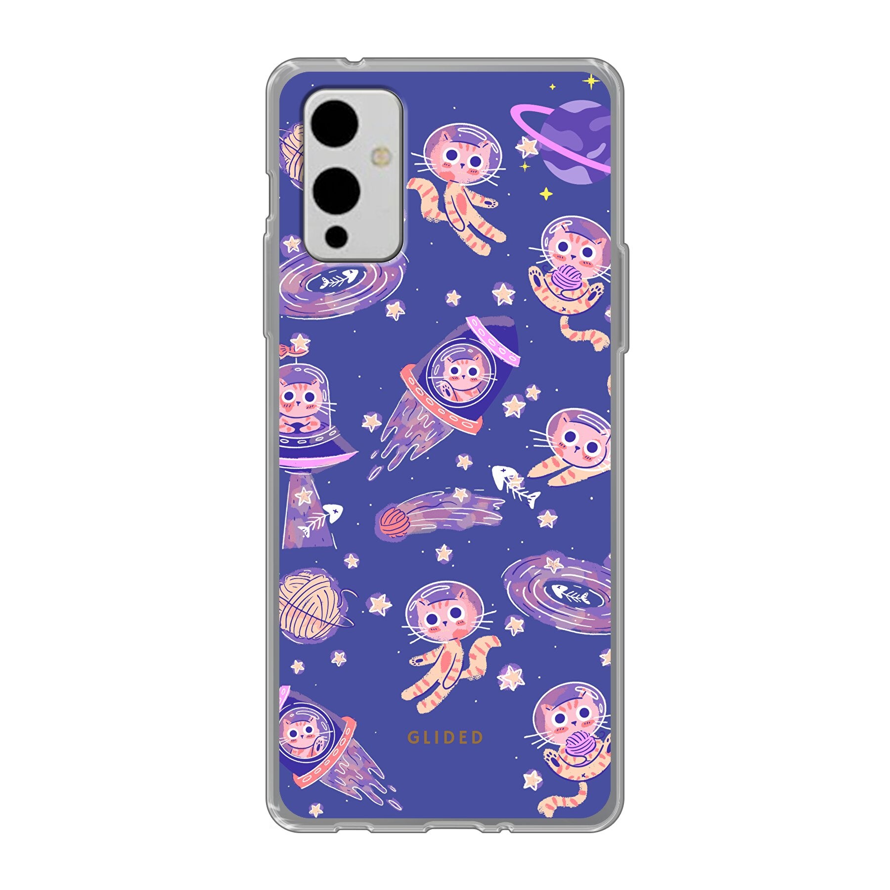 Space Cat - OnePlus 9 Handyhülle Soft case