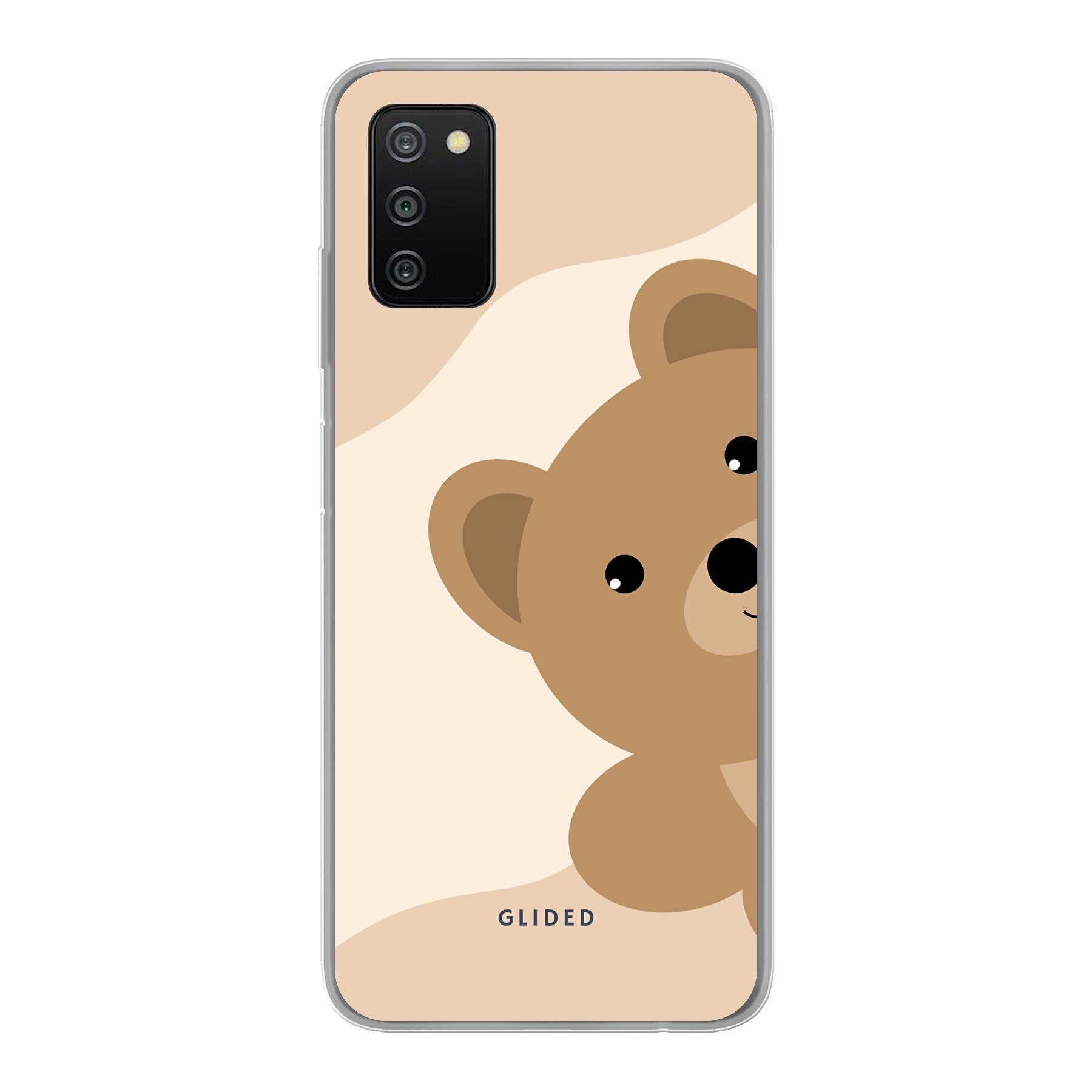 BearLove Left - Samsung Galaxy A03s Handyhülle Soft case