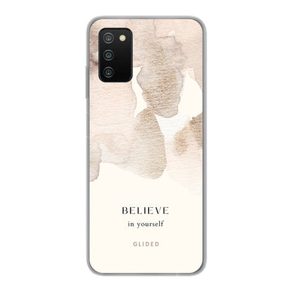 Believe in yourself - Samsung Galaxy A03s Handyhülle Soft case