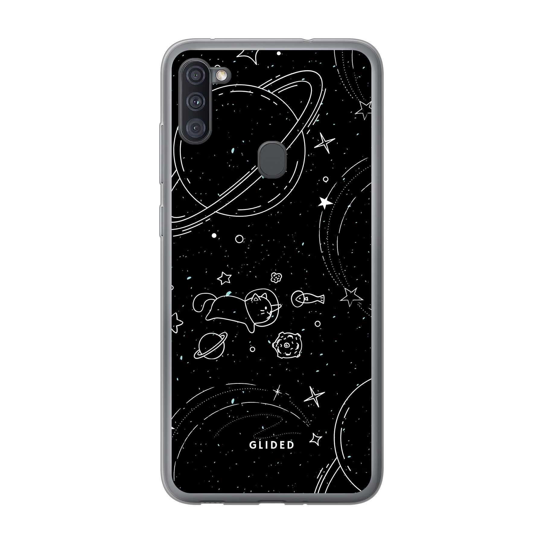 Cosmic Cat - Samsung Galaxy A11 Handyhülle Soft case