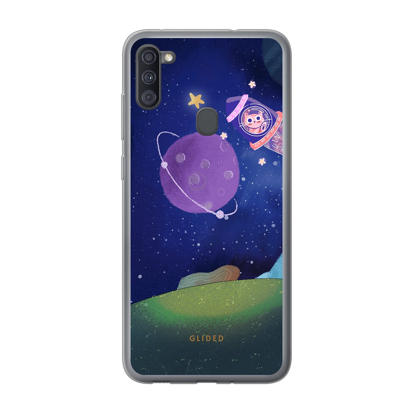 Galaxy Cat - Samsung Galaxy A11 Handyhülle Soft case