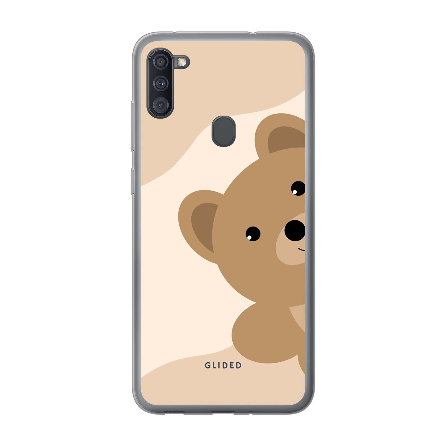 BearLove Left - Samsung Galaxy A11 Handyhülle Soft case