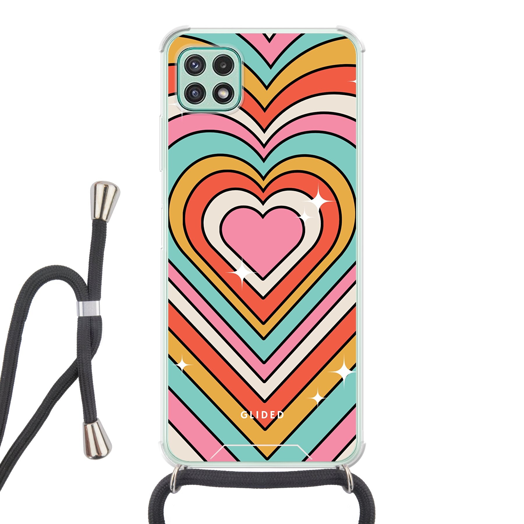 Endless Love - Samsung Galaxy A22 5G Handyhülle Crossbody case mit Band