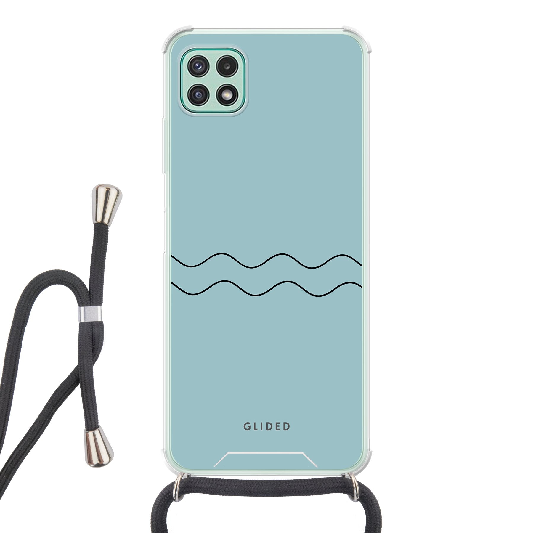 Horizona - Samsung Galaxy A22 5G Handyhülle Crossbody case mit Band