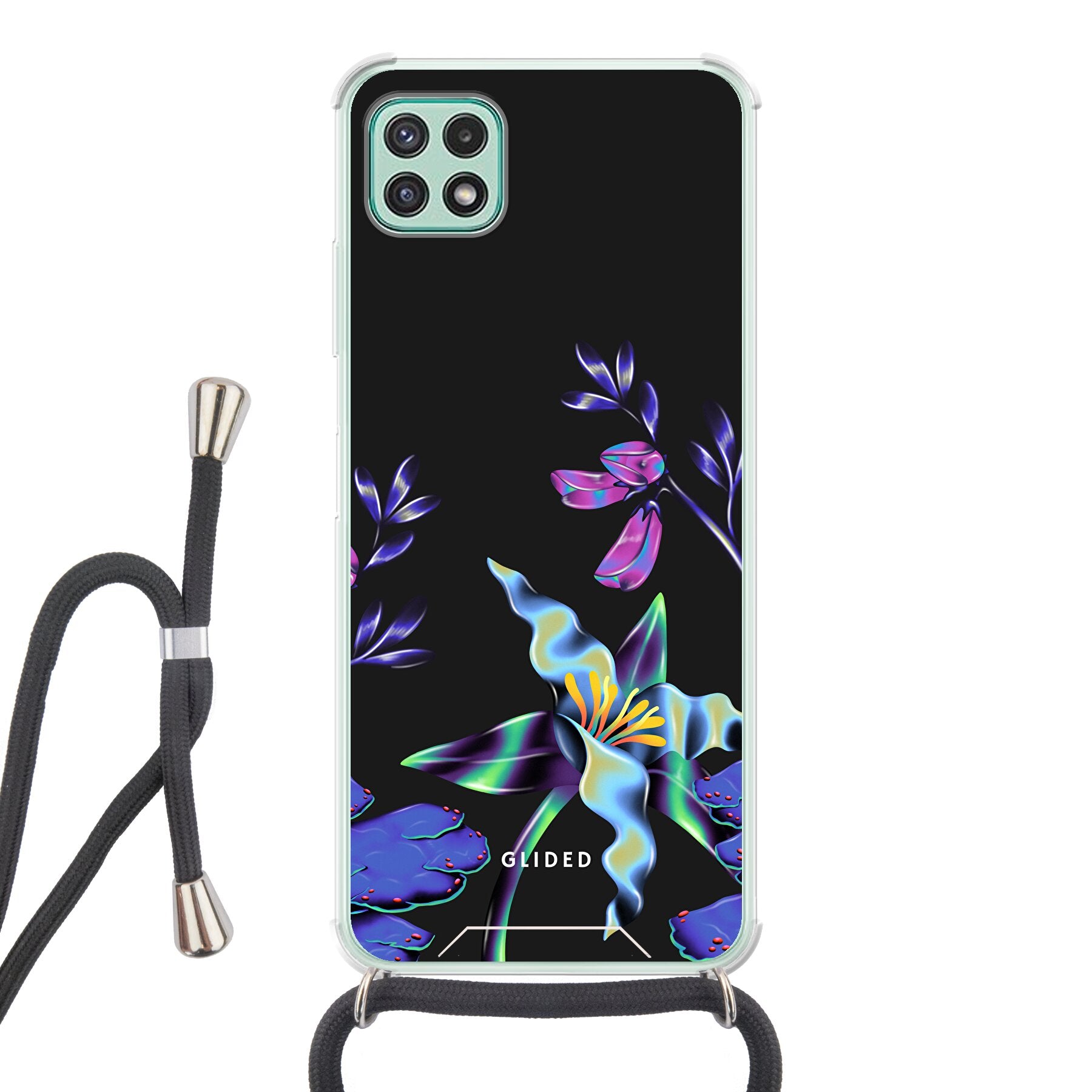 Special Flower - Samsung Galaxy A22 5G Handyhülle Crossbody case mit Band