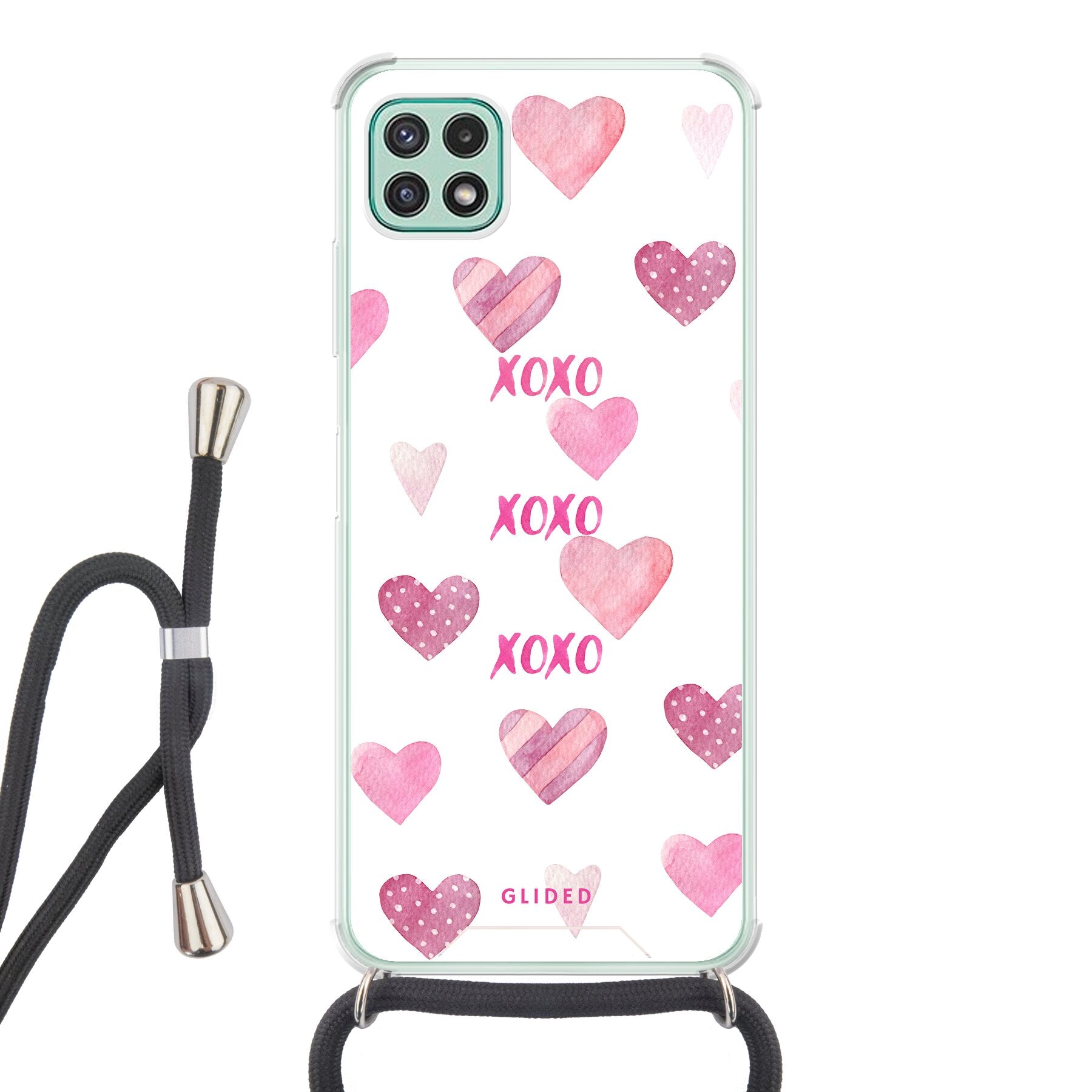 Xoxo - Samsung Galaxy A22 5G - Crossbody case mit Band