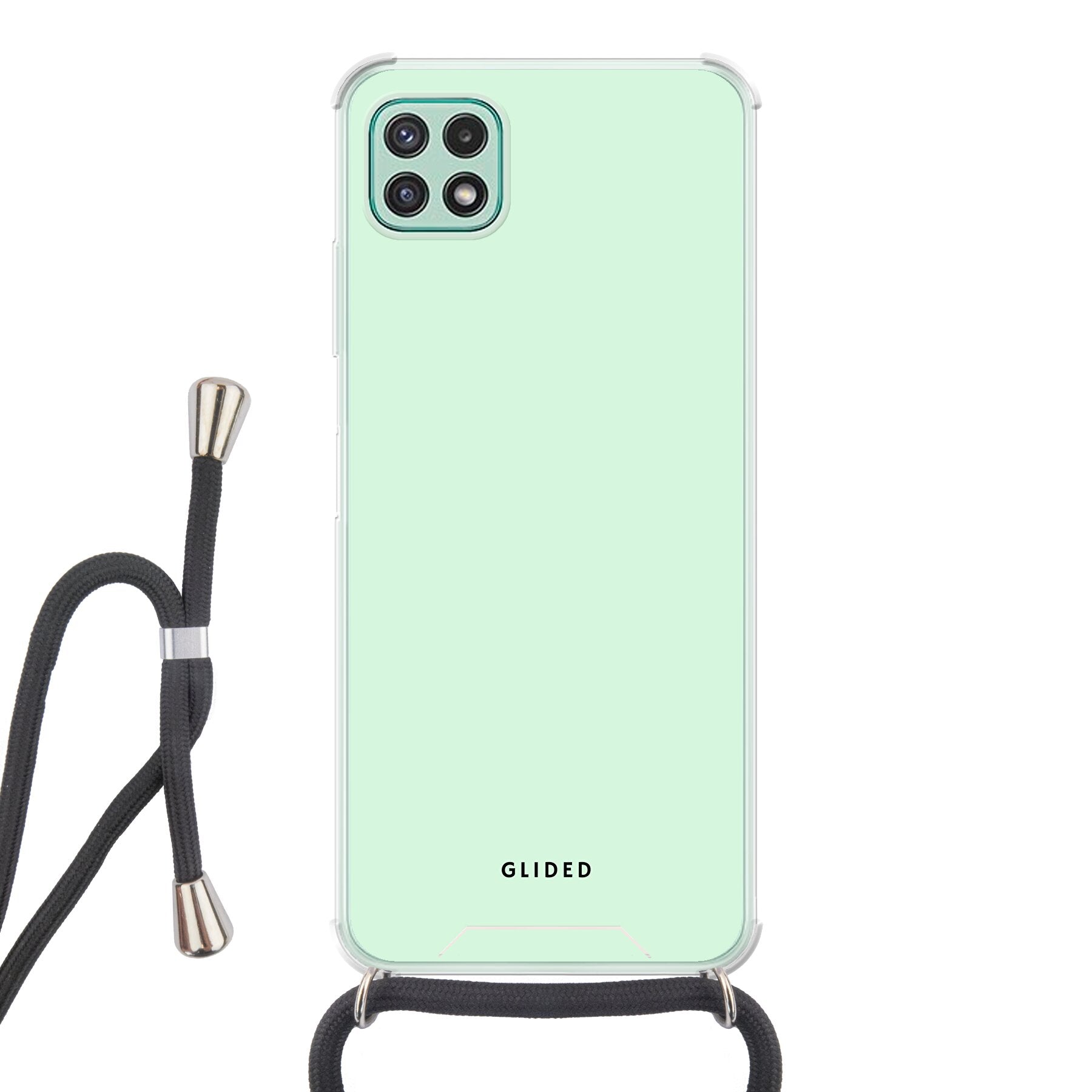 Mint Breeze - Samsung Galaxy A22 5G Handyhülle Crossbody case mit Band