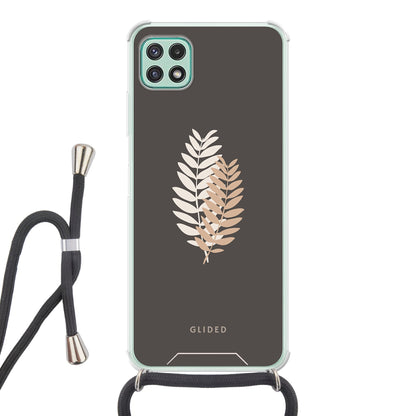 Florage - Samsung Galaxy A22 5G Handyhülle Crossbody case mit Band