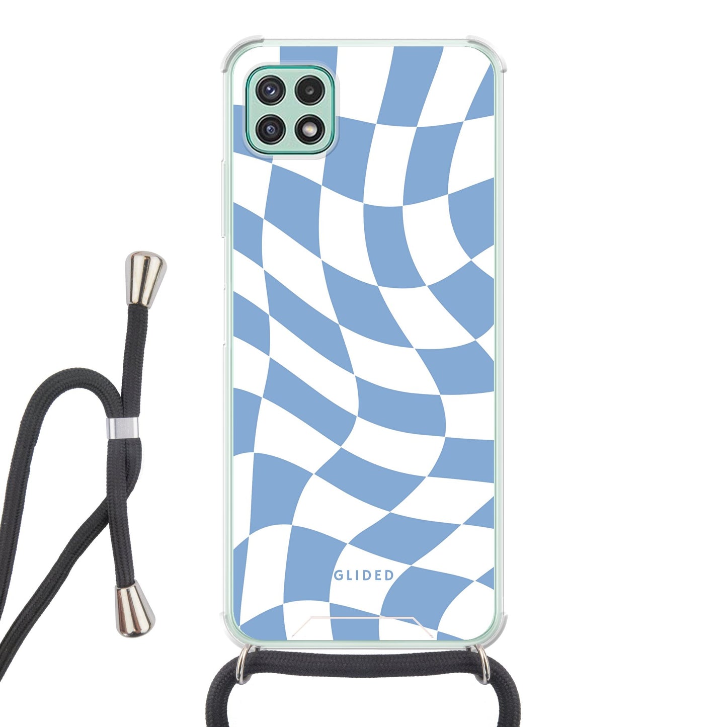 Blue Chess - Samsung Galaxy A22 5G Handyhülle Crossbody case mit Band