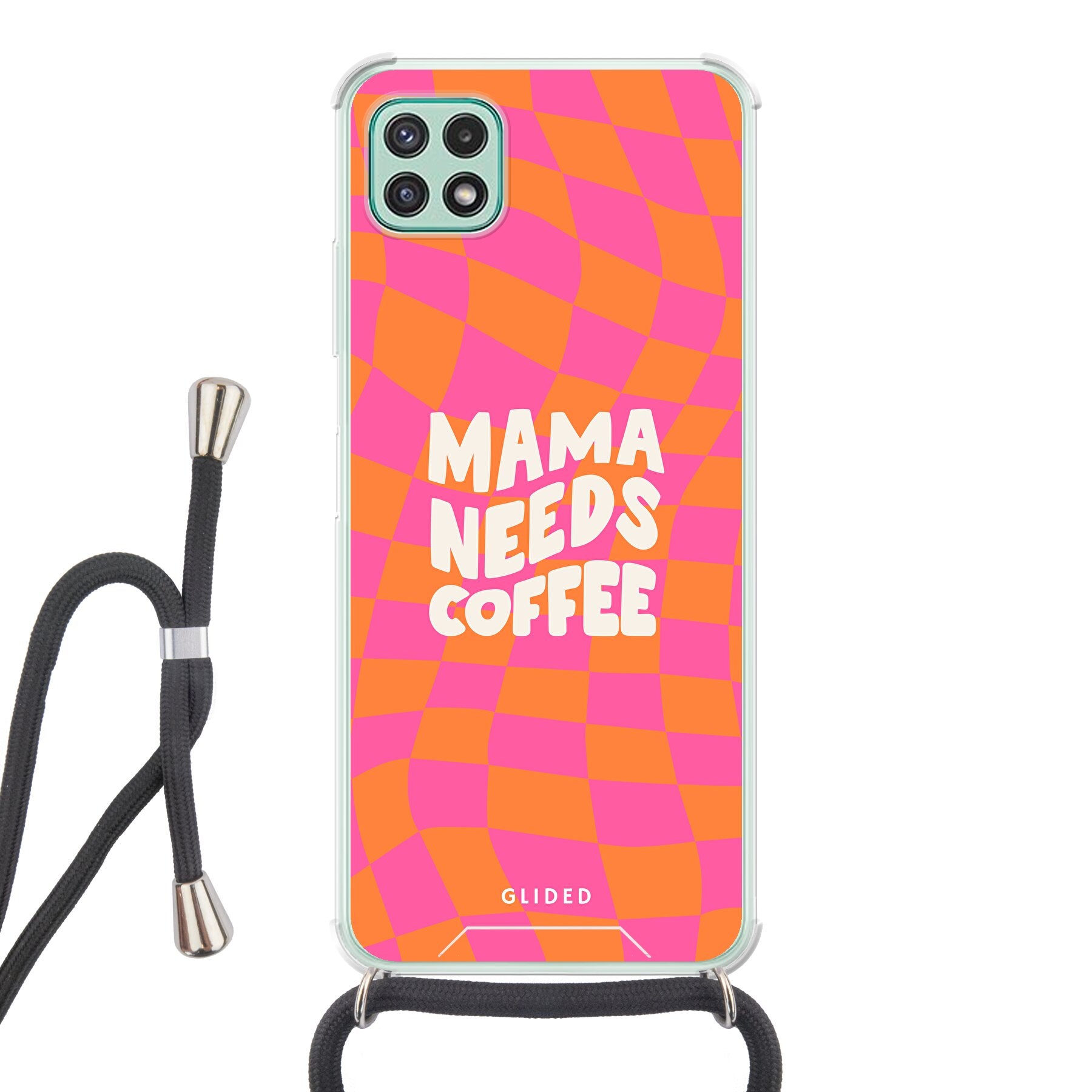 Coffee Mom - Samsung Galaxy A22 5G - Crossbody case mit Band