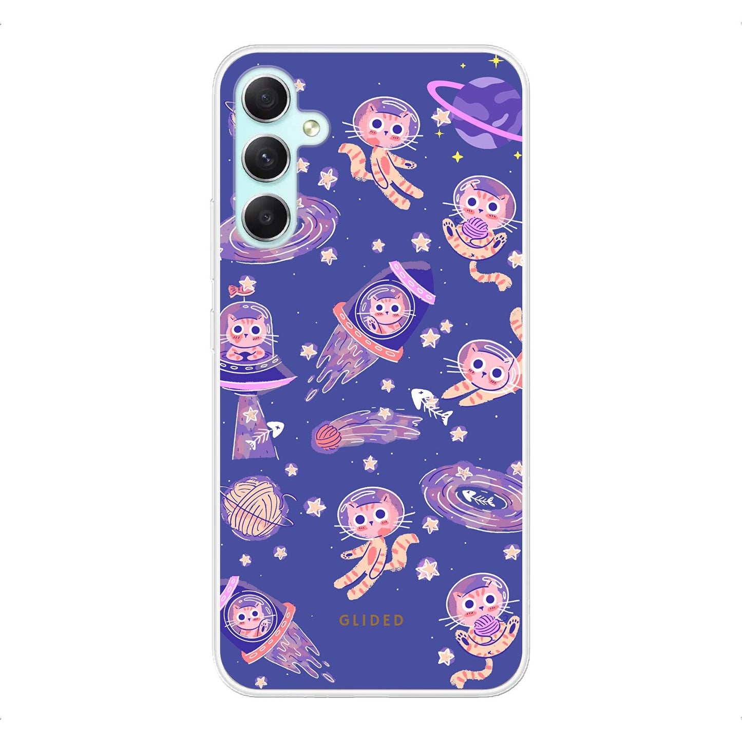 Space Cat - Samsung Galaxy A34 Handyhülle Soft case