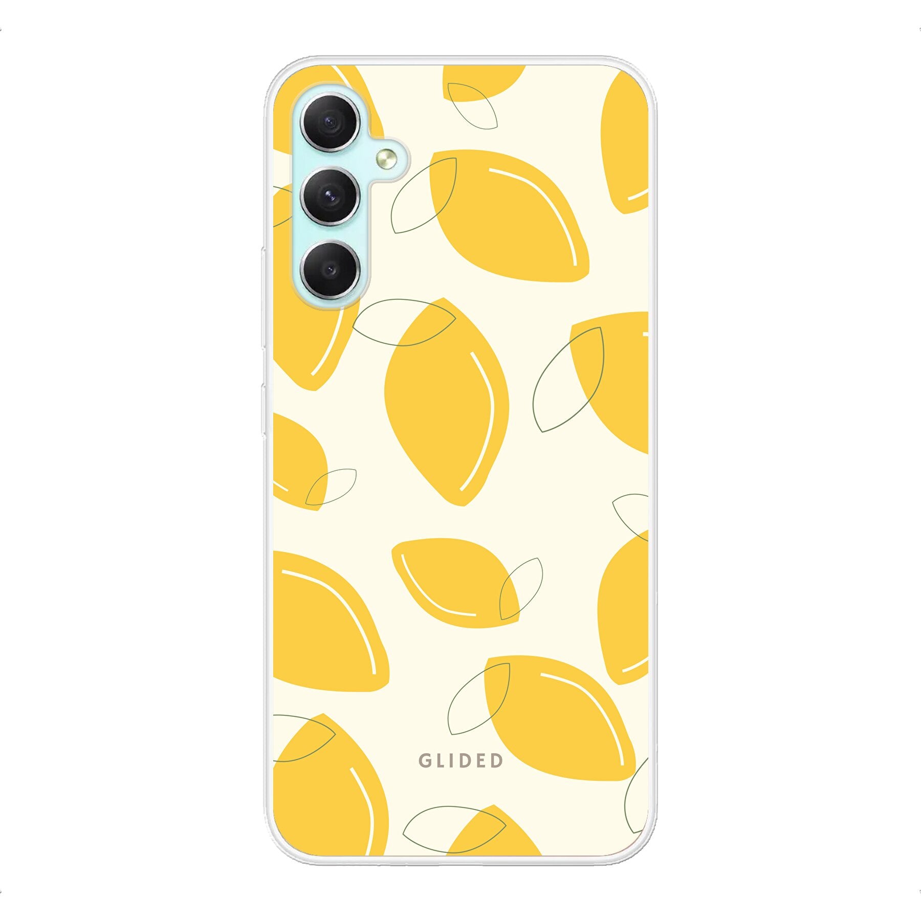 Abstract Lemon - Samsung Galaxy A34 - Soft case