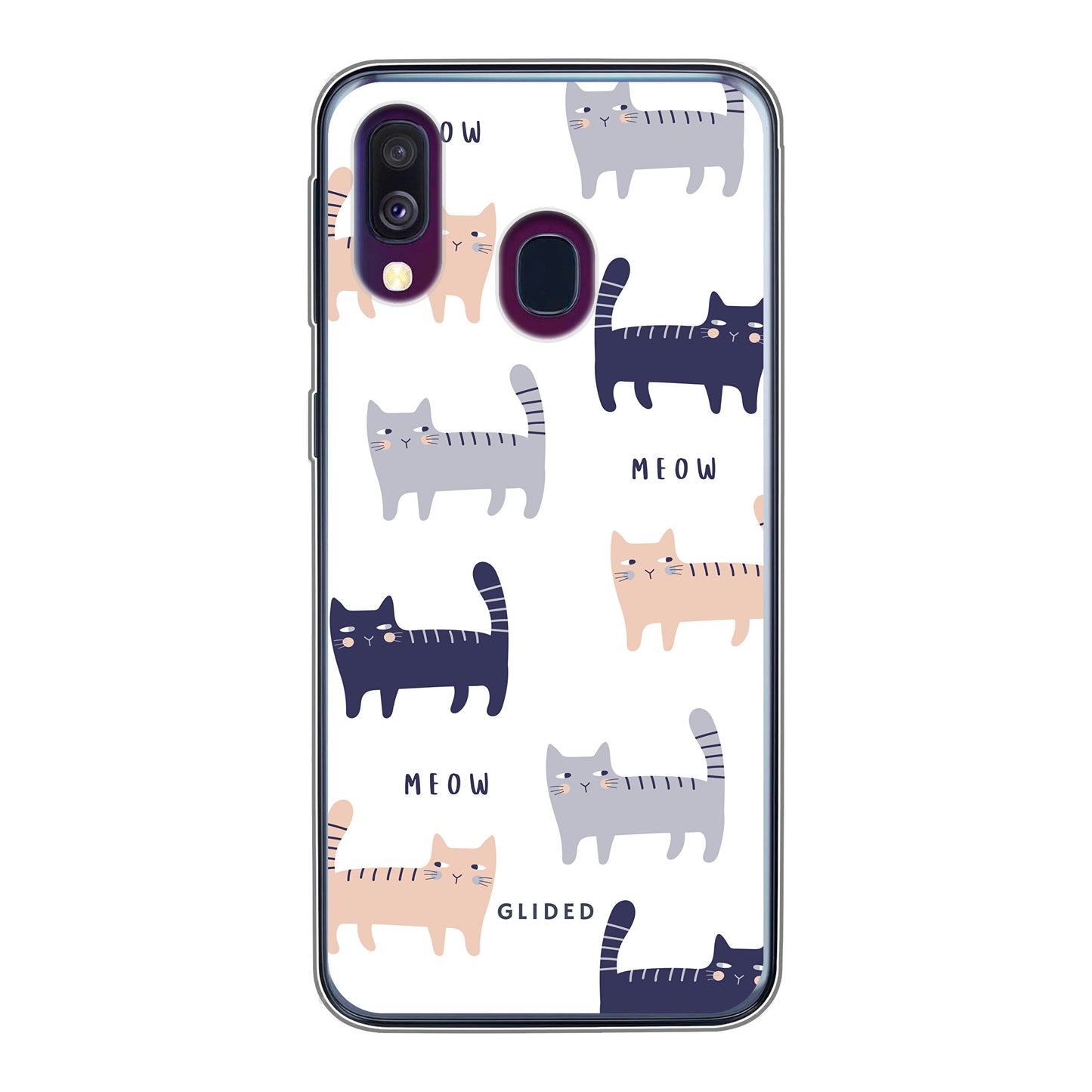 Purrfection - Samsung Galaxy A40 - Soft case