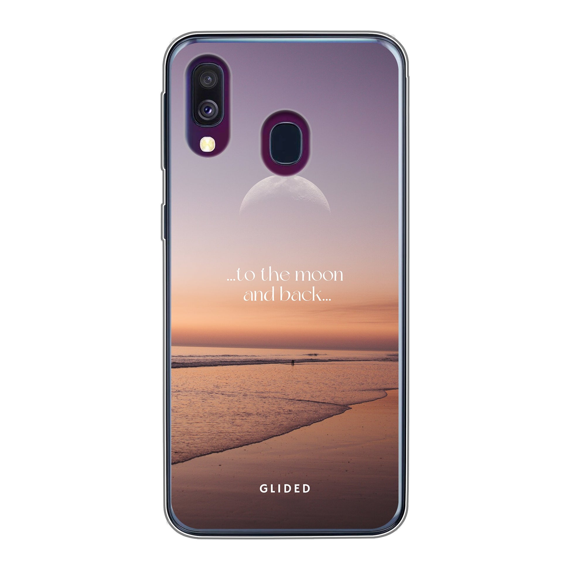 To the Moon - Samsung Galaxy A40 - Soft case