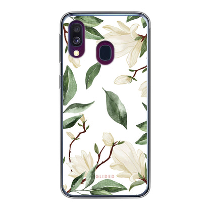 White Elegance - Samsung Galaxy A40 - Soft case