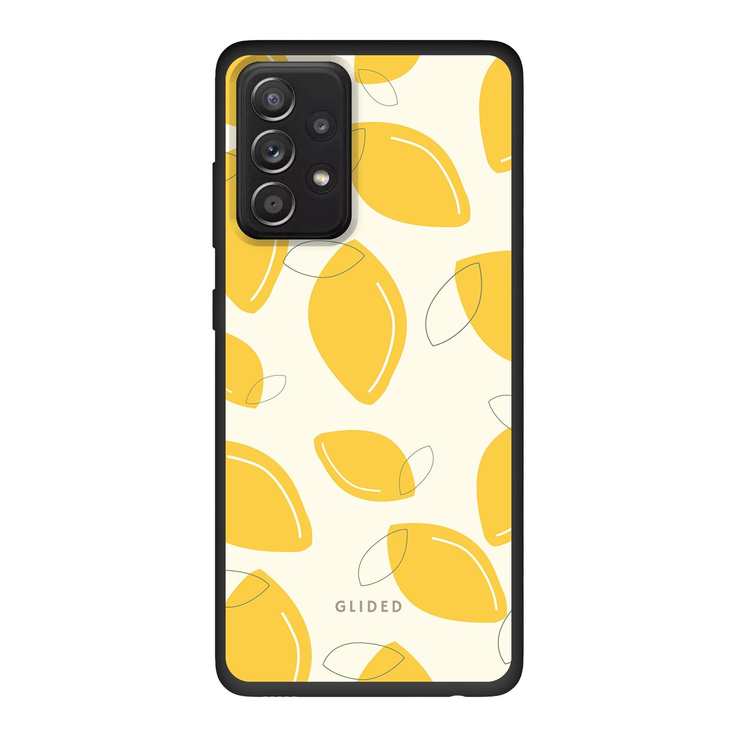 Abstract Lemon - Samsung Galaxy A52 / A52 5G / A52s 5G - Biologisch Abbaubar