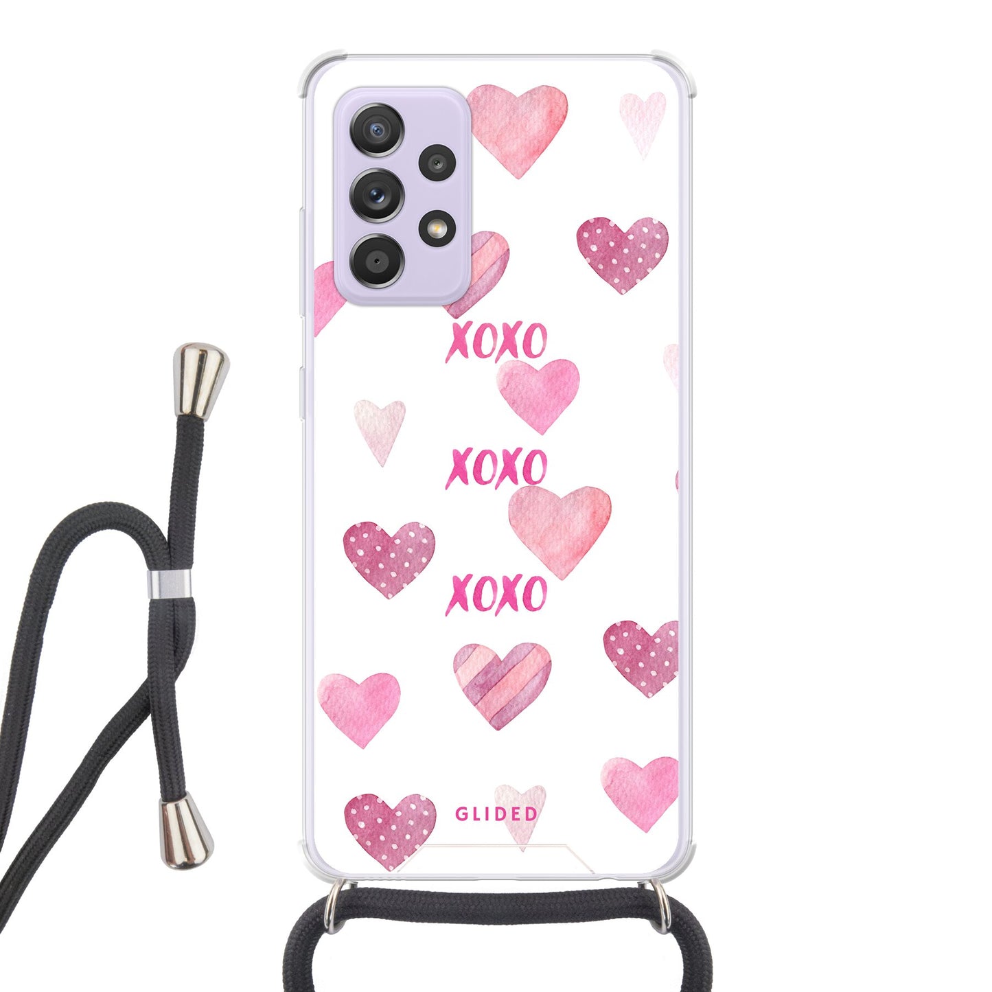 Xoxo - Samsung Galaxy A52 / A52 5G / A52s 5G - Crossbody case mit Band