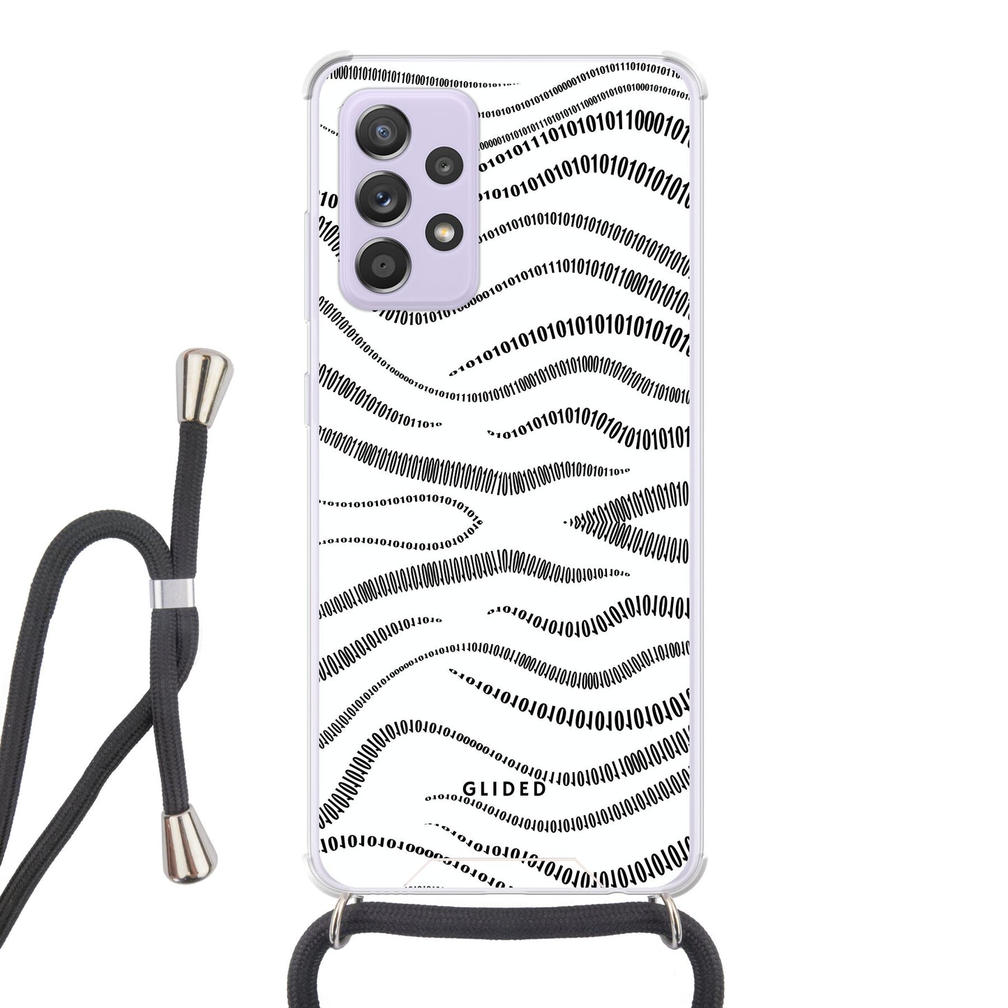 Binary Code - Samsung Galaxy A52 / A52 5G / A52s 5G Handyhülle Crossbody case mit Band