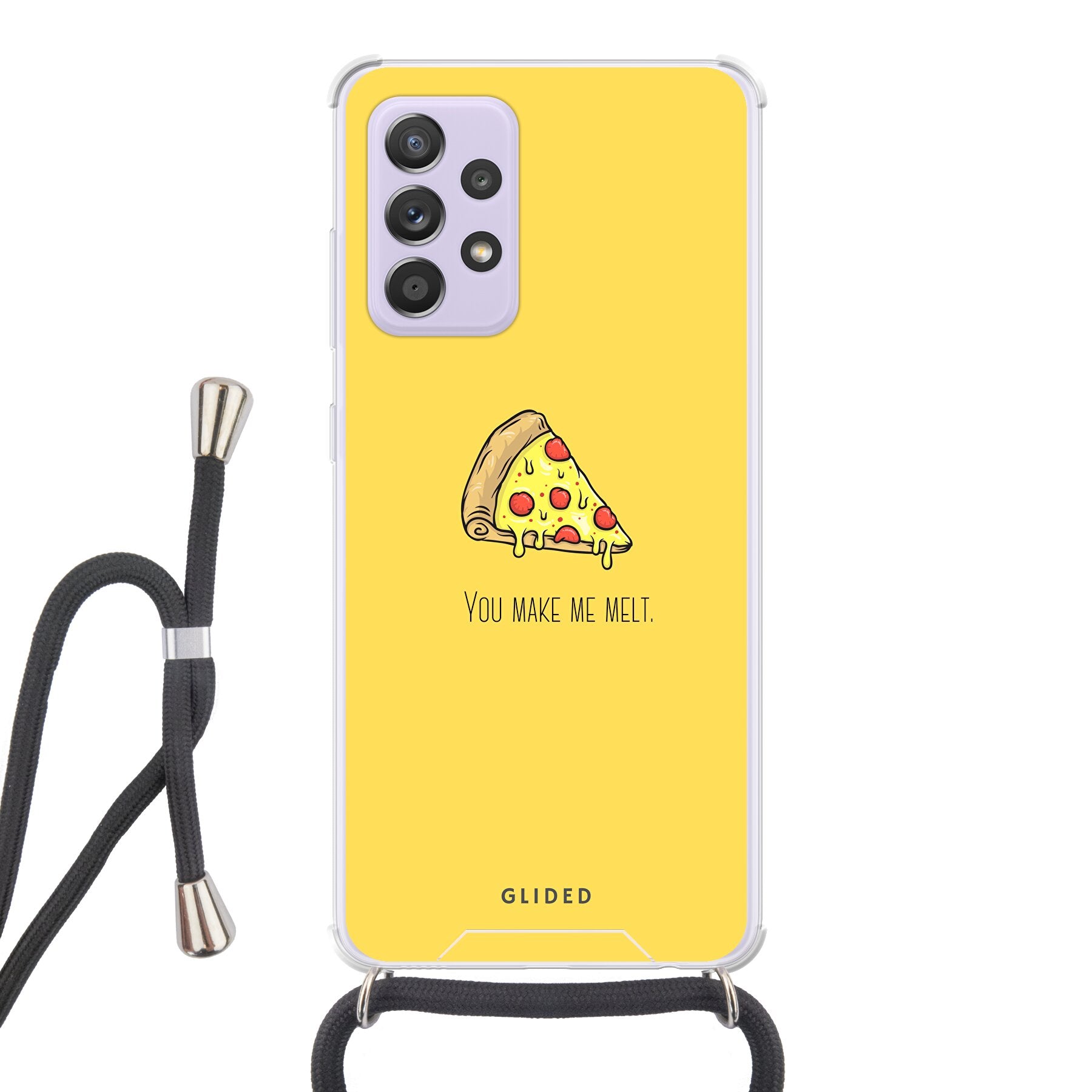 Flirty Pizza - Samsung Galaxy A52 / A52 5G / A52s 5G - Crossbody case mit Band