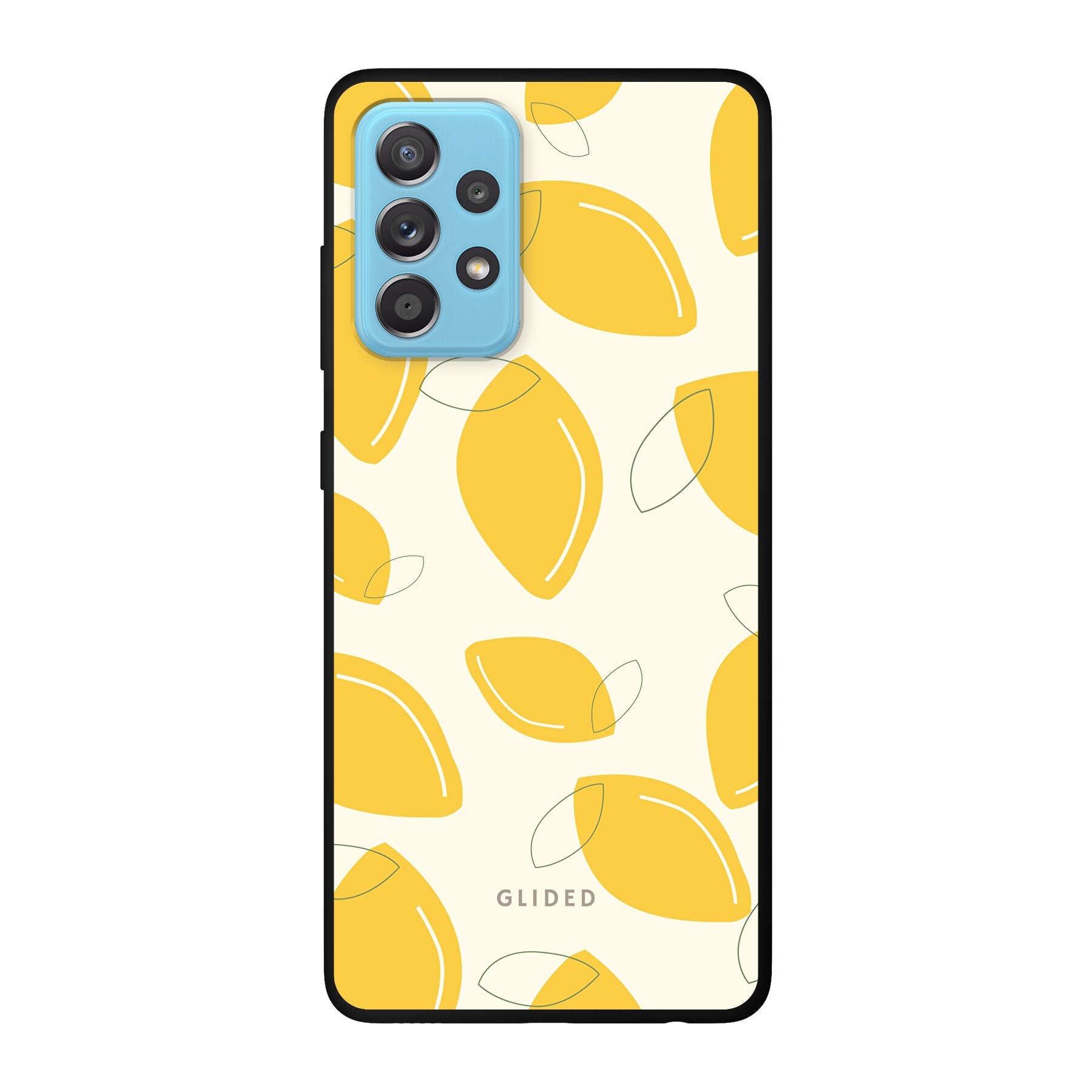 Abstract Lemon - Samsung Galaxy A52 / A52 5G / A52s 5G - Soft case