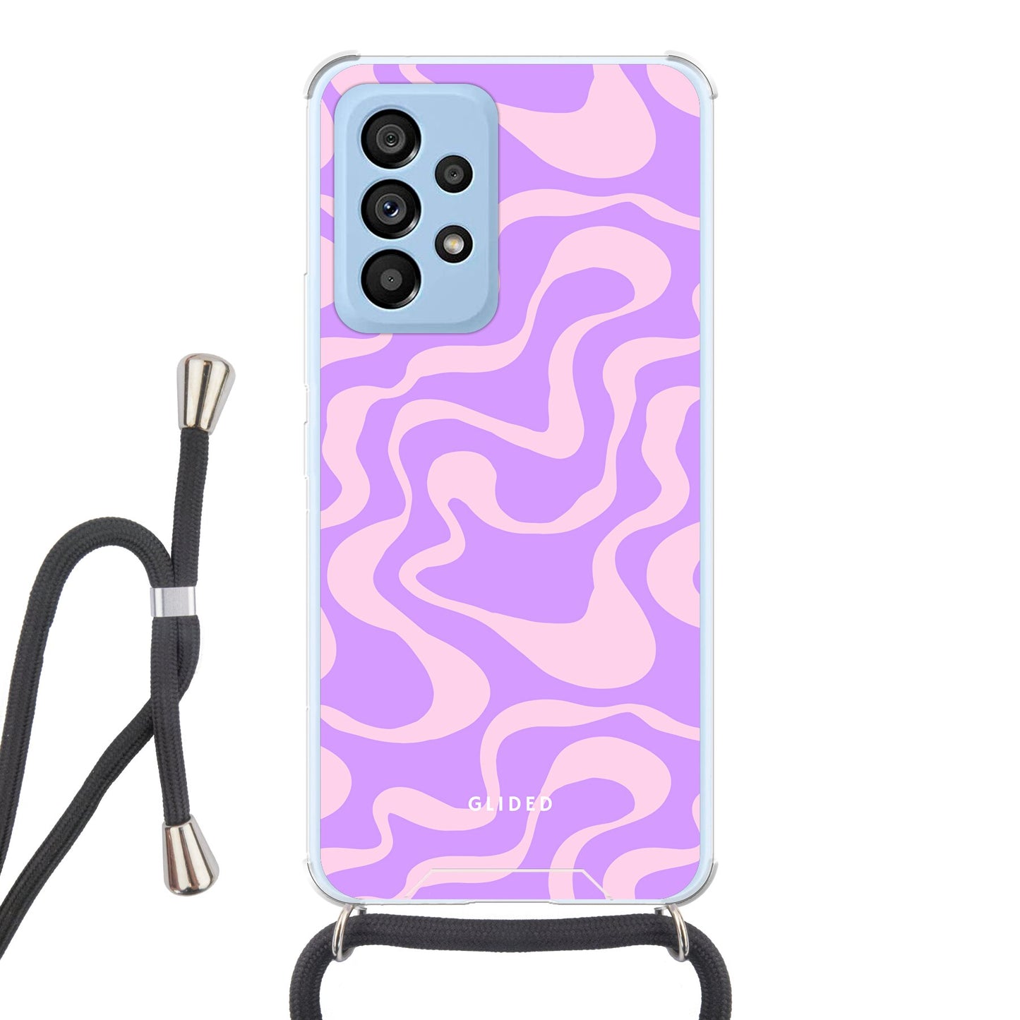 Purple Wave - Samsung Galaxy A53 5G Handyhülle Crossbody case mit Band