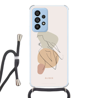 Woman Power - Samsung Galaxy A53 5G Handyhülle Crossbody case mit Band