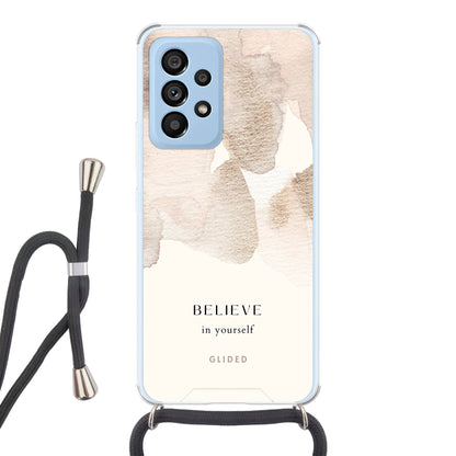 Believe in yourself - Samsung Galaxy A53 5G Handyhülle Crossbody case mit Band