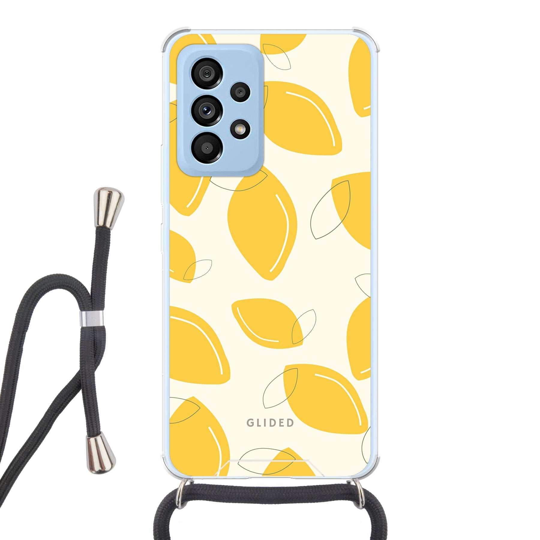 Abstract Lemon - Samsung Galaxy A53 5G - Crossbody case mit Band