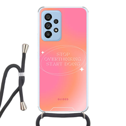 Start Doing - Samsung Galaxy A53 5G Handyhülle Crossbody case mit Band