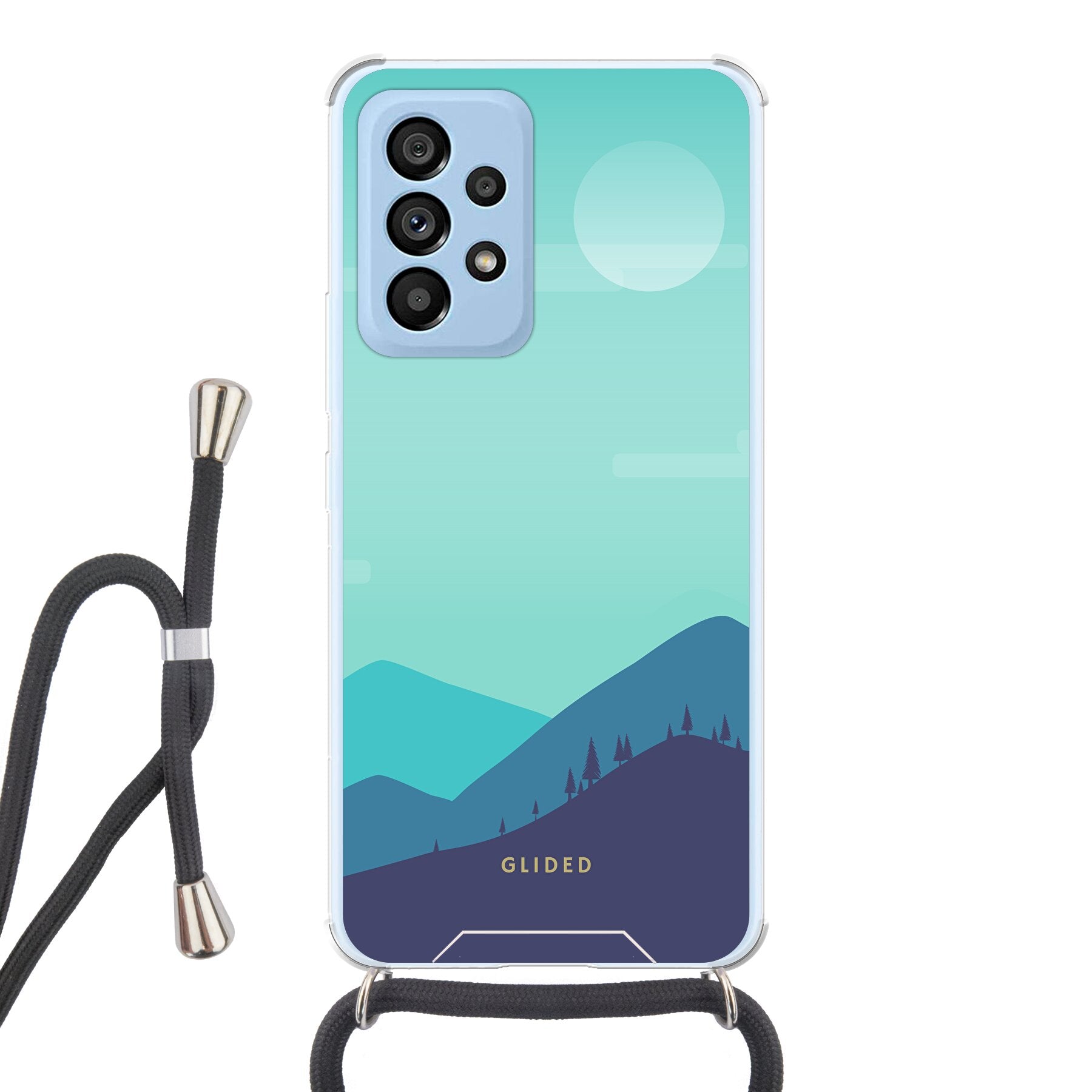 'Alpine' - Samsung Galaxy A53 5G Handyhülle Crossbody case mit Band