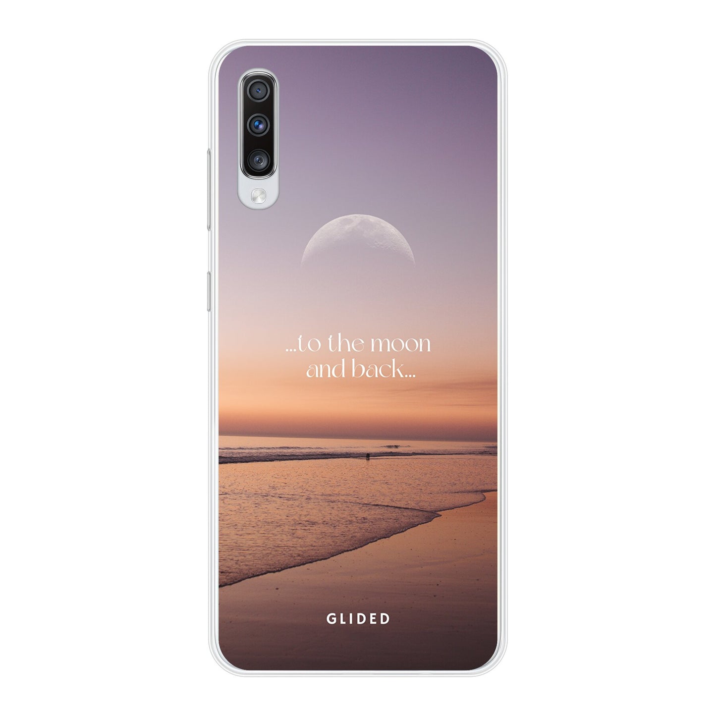 To the Moon - Samsung Galaxy A70 - Soft case