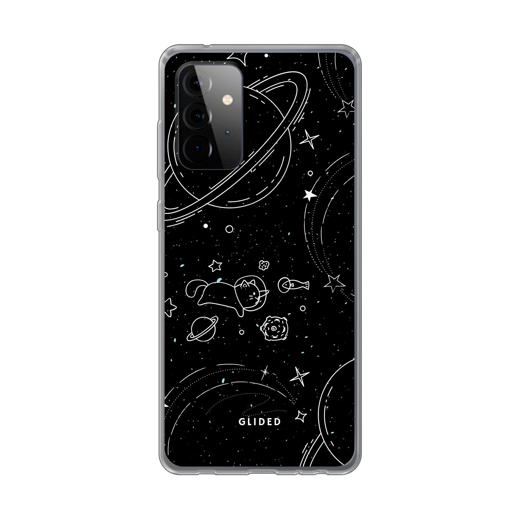 Cosmic Cat - Samsung Galaxy A72 5G Handyhülle Soft case