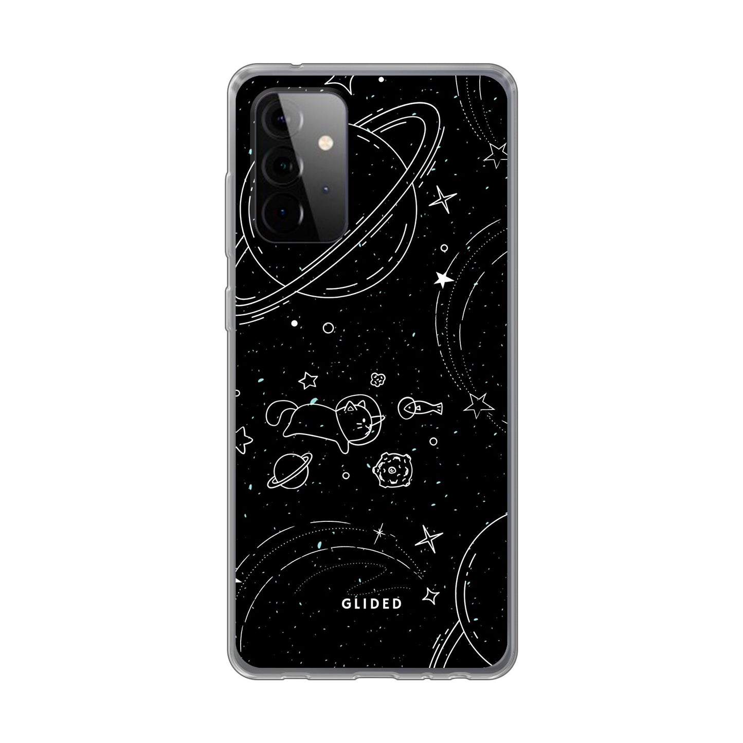 Cosmic Cat - Samsung Galaxy A72 Handyhülle Soft case