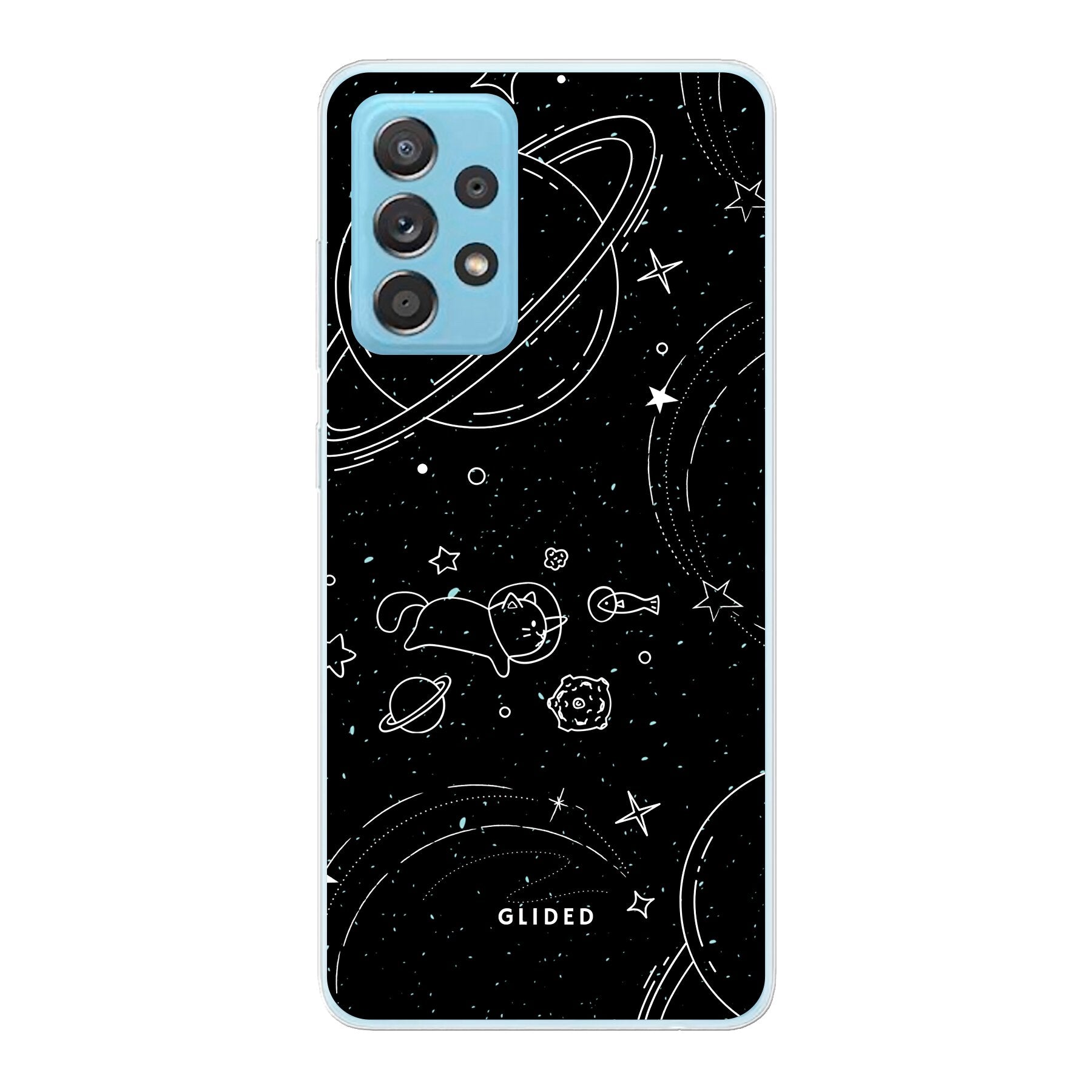 Cosmic Cat - Samsung Galaxy A73 5G Handyhülle Soft case