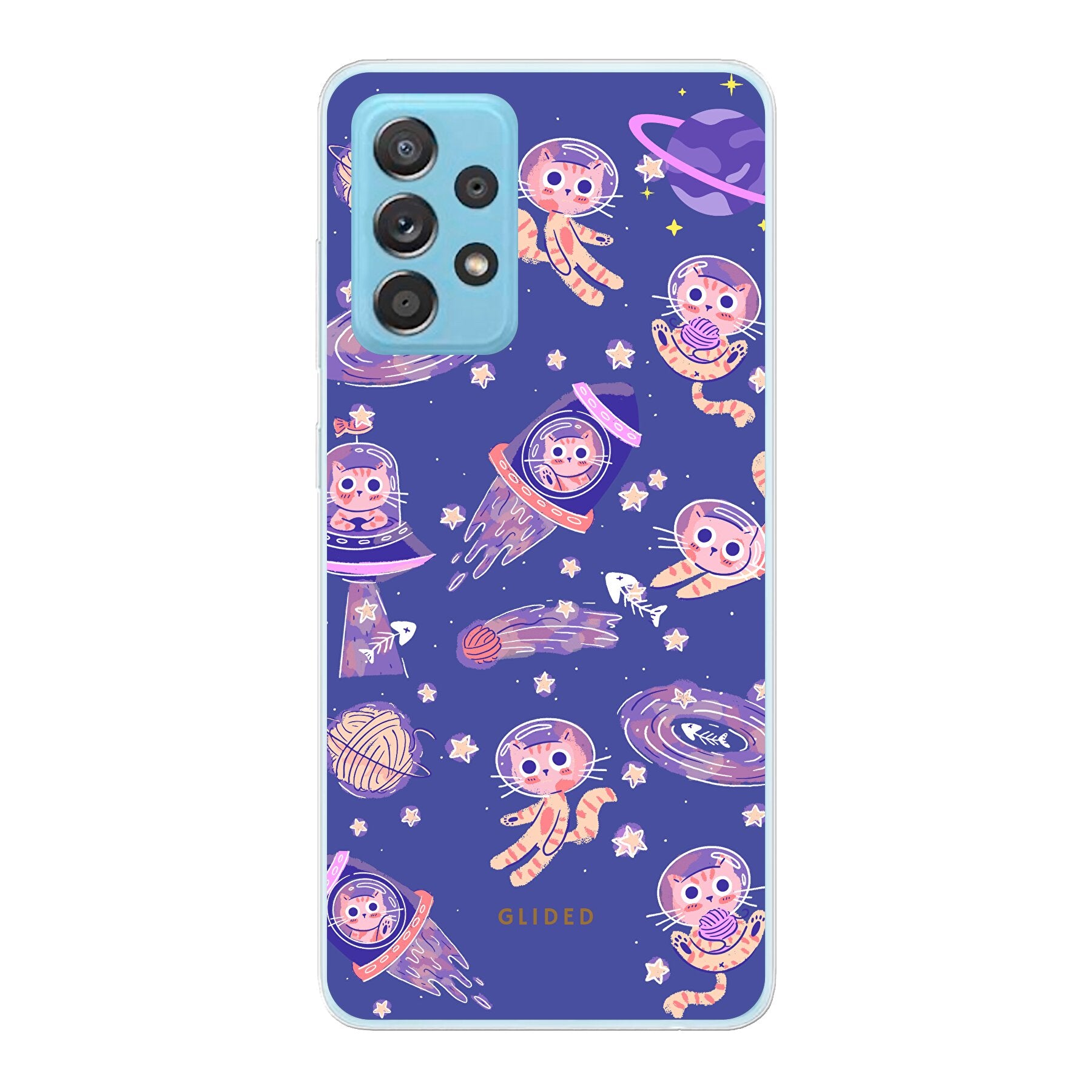 Space Cat - Samsung Galaxy A73 5G Handyhülle Soft case