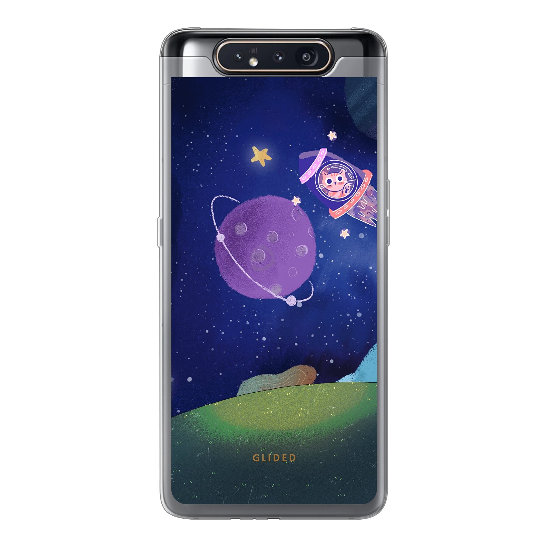 Galaxy Cat - Samsung Galaxy A80 Handyhülle Soft case